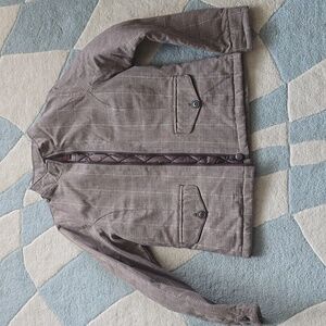 Men's Stylish Brown Plaid Jacket Outback Trading Co